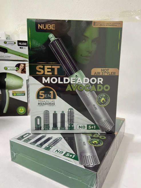 Set Moldeador Avocado 5 en 1